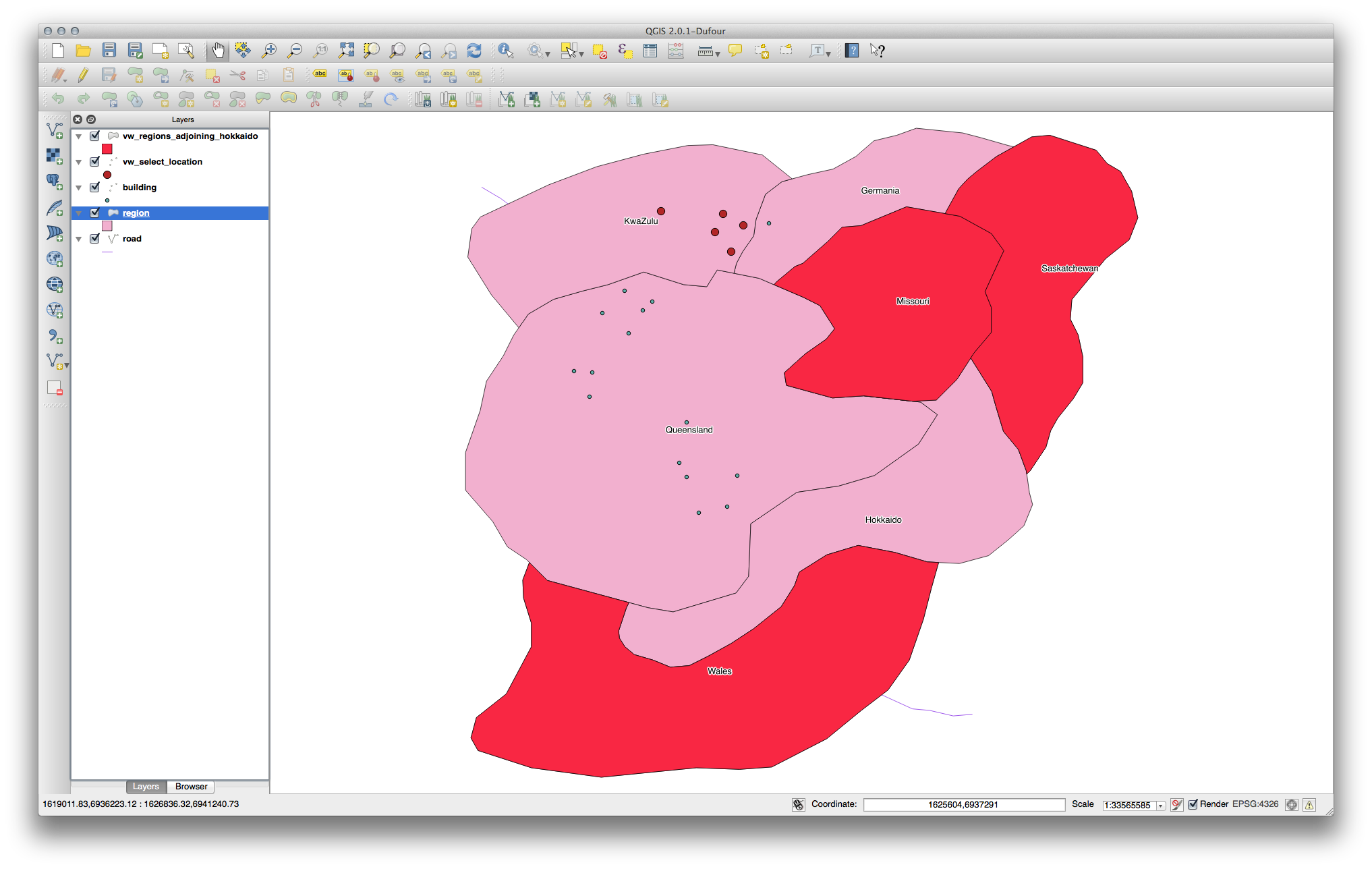 Qgis sql